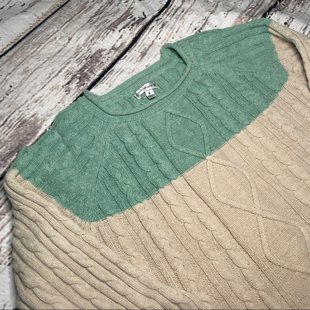 Croft&Barrow Sweater, medium, two toned, previously owned
